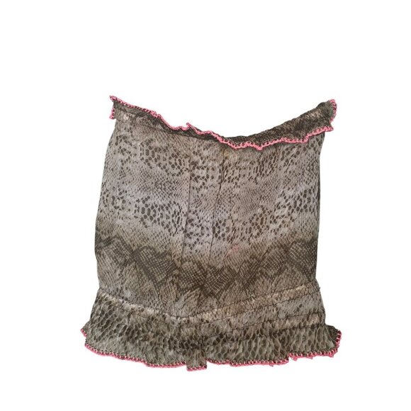 Ramy Brook Printed Luana Embellished Strapless Top NWT Size M - Picture 7 of 8